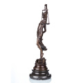Mythologie Figure Métal Deco Déesse Justice Statue de sculpture en bronze TPE-260/261